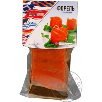 Fish trout Flotilia light-salted 180g - buy, prices for MegaMarket - photo 1