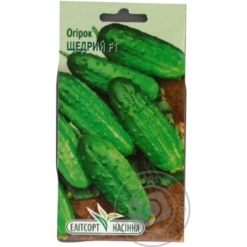 Elitsortnasinnia Shchedryi F1 Cucumber Seeds 20pcs - buy, prices for NOVUS - photo 4