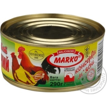 Паштет Marko курячий 290г х16 купити, ціни на МегаМаркет - фото 2