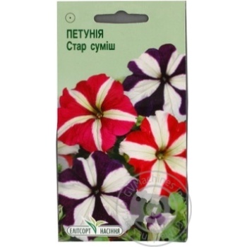 Elitsortnasinnia Petunia Star Mix Flowers Seeds 0.05g - buy, prices for NOVUS - photo 2