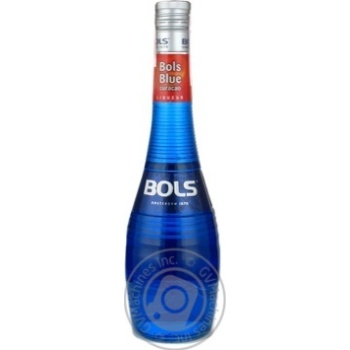 Лікер Bols Blue Caracao 0.7л х6 купить, цены на МегаМаркет - фото 1