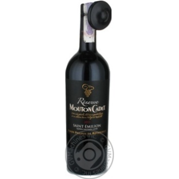 Вино Rothschild Mouton Cadet Saint-Emilion червоне сухе 0.75л х6 купить, цены на МегаМаркет - фото 1