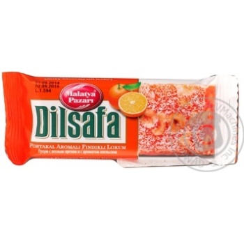 Лукум Malatya Pazari Dilsafa з аром. апел. і ліс/горіхом 50г х20 купити, ціни на МегаМаркет - фото 1