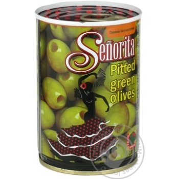 olive Senorita green canned 280g - buy, prices for MegaMarket - photo 1
