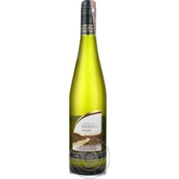 Вино Moselland Riesling Trocken біле сухе 0.75л х6 купить, цены на МегаМаркет - фото 1
