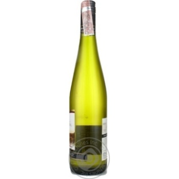 Wine riesling white dry 12% 750ml glass bottle - buy, prices for MegaMarket - photo 2