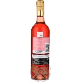 Wine zinfandel Echo falls pink dry 10% 750ml glass bottle California Usa - buy, prices for MegaMarket - photo 3