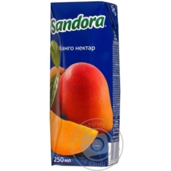 Sterilized nectar with pulp Sandora mango tetra pak 250ml Ukraine - buy, prices for - photo 3