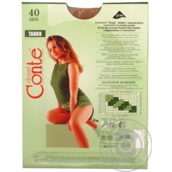 Conte Elegant Tango Natural Women's Tights 40den 3 natural - buy, prices for MegaMarket - photo 3