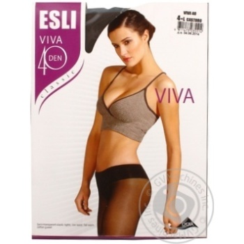 Колготки жін. ESLI VIVA 40 р.4 castoro купить, цены на МегаМаркет - фото 1