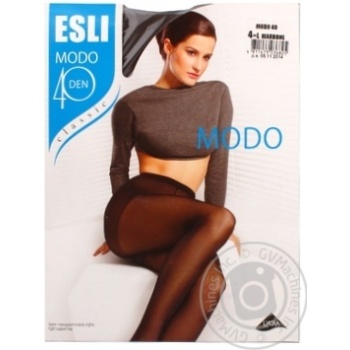 Колготки жін. ESLI MODO 40 р.4 marrone купить, цены на МегаМаркет - фото 1