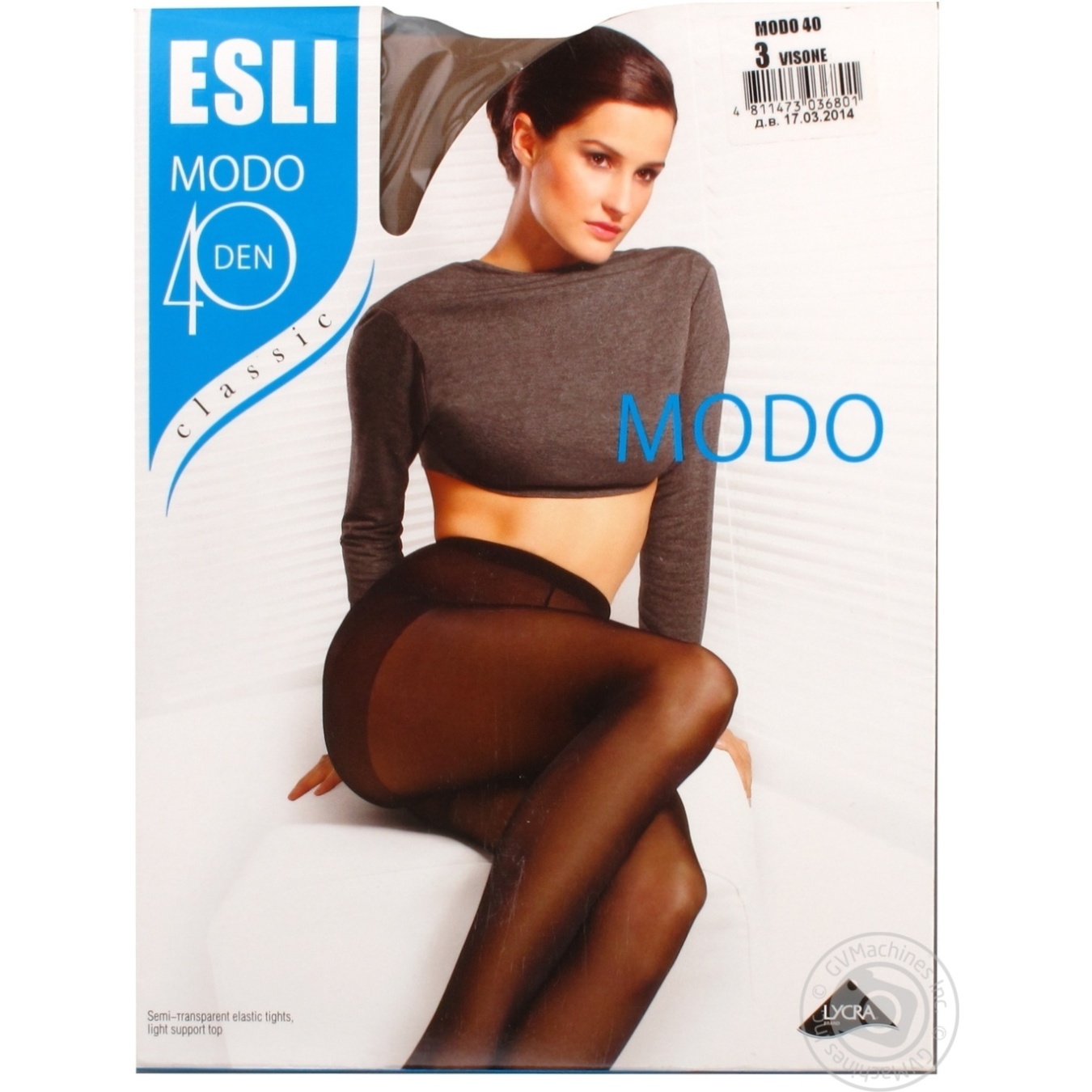 

Колготки женские ESLI Modo 40 visone р.3 шт