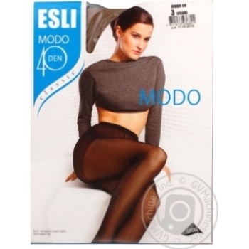 Колготки жіночі ESLI Modo 40 visone р.3 шт купити, ціни на МегаМаркет - фото 1