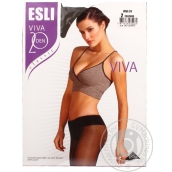 Колготки жін. ESLI VIVA 20 р.2 castoro купити, ціни на МегаМаркет - фото 1