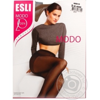 Колготки жін. ESLI MODO 20 р.5 visone купить, цены на МегаМаркет - фото 1