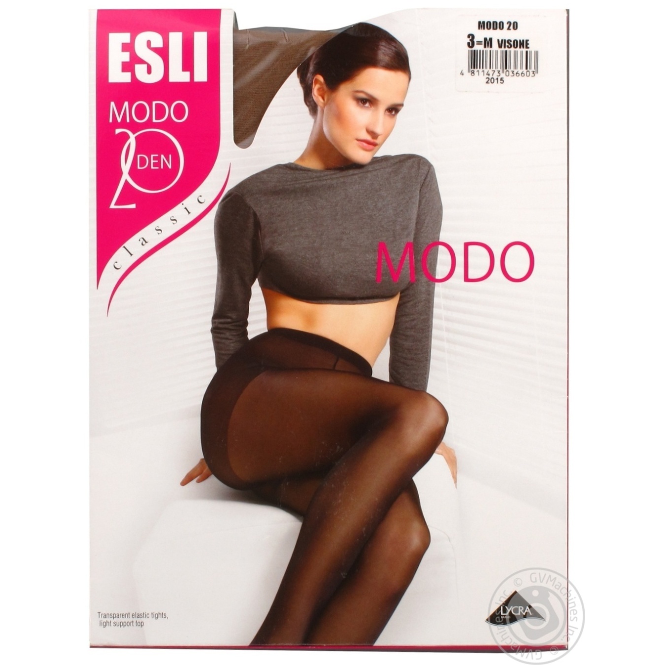 

Колготки жін. ESLI MODO 20 р.3 visone