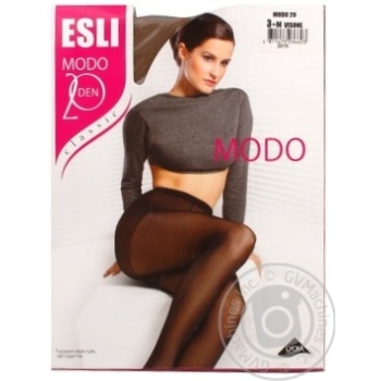 Колготки жін. ESLI MODO 20 р.3 visone купити, ціни на МегаМаркет - фото 1