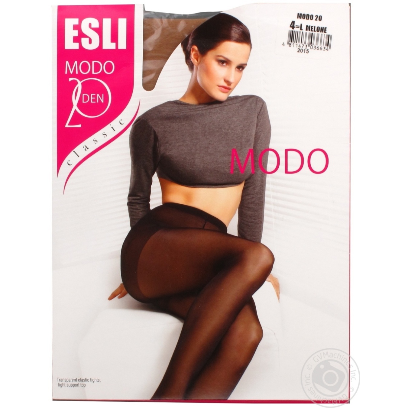 

Колготки женские ESLI Modo 20 melone р.4 шт