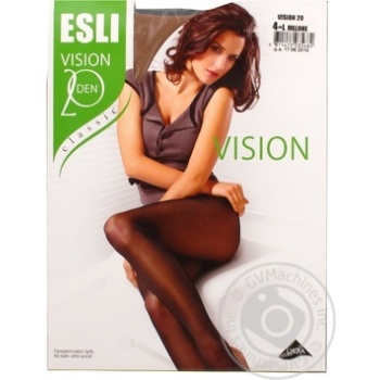 Колготки жін. ESLI VISION 20 р.4 melone купить, цены на МегаМаркет - фото 1