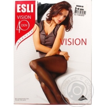 Колготки жін. ESLI VISION 40 р.3 Nero купить, цены на МегаМаркет - фото 1