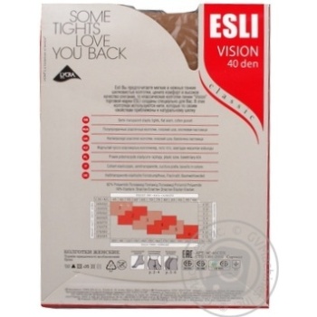 Колготки жін. ESLI VISION 40 р.3 melone купити, ціни на МегаМаркет - фото 2
