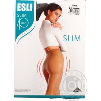 Колготки жін. ESLI SLIM 40 р.2 marrone купити, ціни на МегаМаркет - фото 1