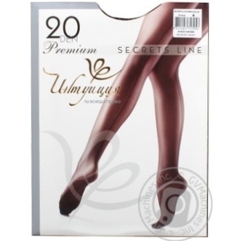 Колготы женские Интуиция Secret Line Premium 20 den 4 черный - купить, цены на ULTRAMARKET - фото 1