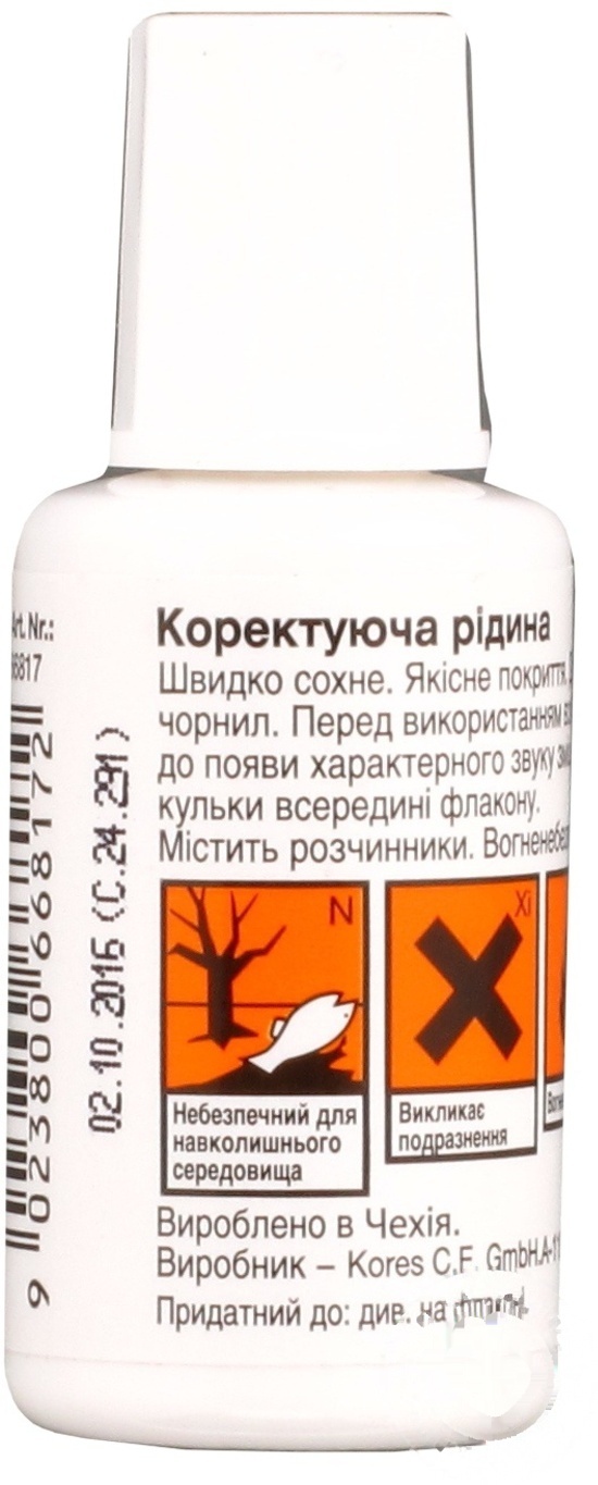 

Корректор Kores жидкий 20мл