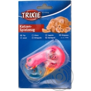 Іграшка Trixie для котів М`ячики 4165 х4 купить, цены на МегаМаркет - фото 1