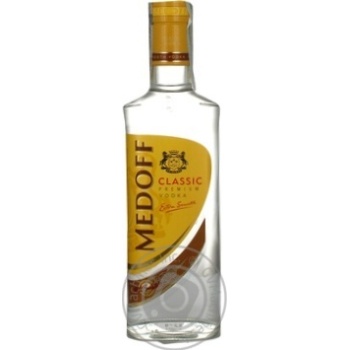 Vodka Medoff 40% 350ml glass bottle - buy, prices for MegaMarket - photo 1