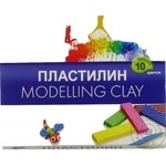 Пластилін Луч Класика 10кол 200г 20шт/уп арт.7С304-08 х20