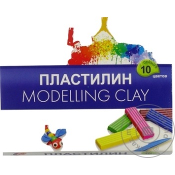 Пластилін Луч Класика 10кол 200г 20шт/уп арт.7С304-08 х20 купить, цены на МегаМаркет - фото 1