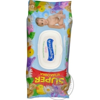 Super Fresh Baby And Mom Wet Wipes - buy, prices for MegaMarket - photo 1