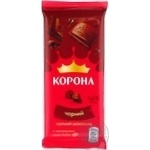 Шоколад Корона черный без добавок 85г