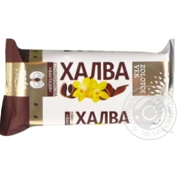 Halva Zolotyy vik Star sunflower 270g packaged - buy, prices for MegaMarket - photo 1