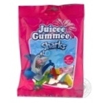 Цукерки желейні Juicee Gummee Sharks з фруктовим соком 80г