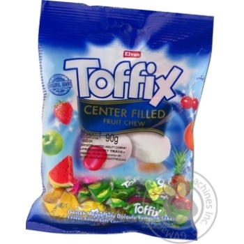 Цукерки жувальні TOFFIX MIX 90г х24 купити, ціни на МегаМаркет - фото 3