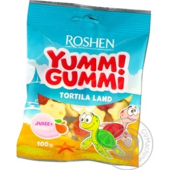 Цукерки Roshen Yummi Gummi Tortila Land 100г купити, ціни на МегаМаркет - фото 2