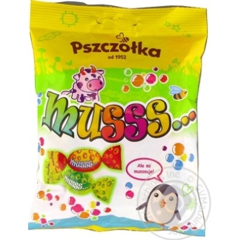 Pszczolka Fruit Mix Caramel Candies with Filling 100g - buy, prices for - photo 4