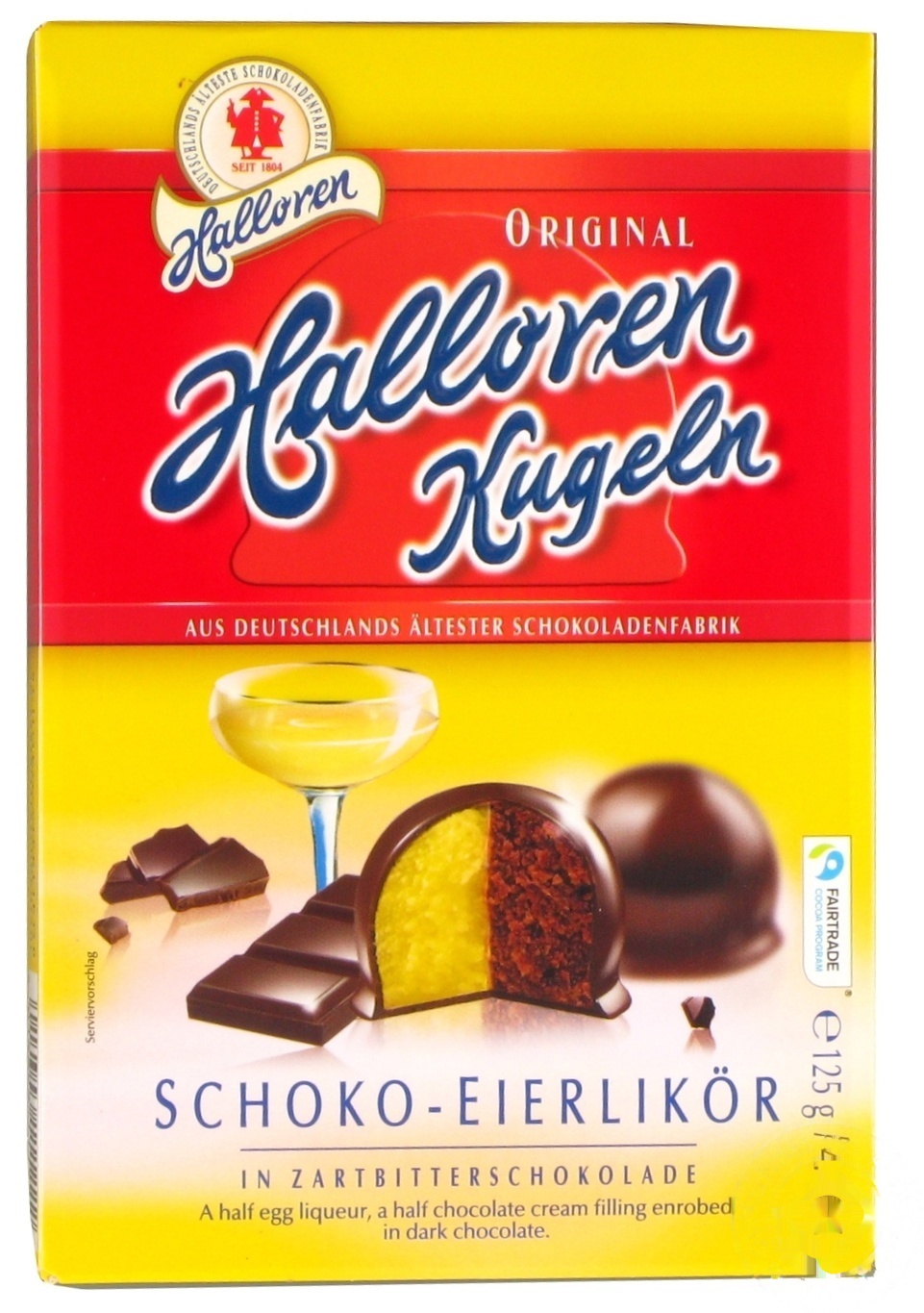 

Конфеты Halloren с яичным ликером 125г