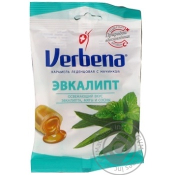 Verbena Eucalyptus Candys 60g - buy, prices for MegaMarket - photo 1