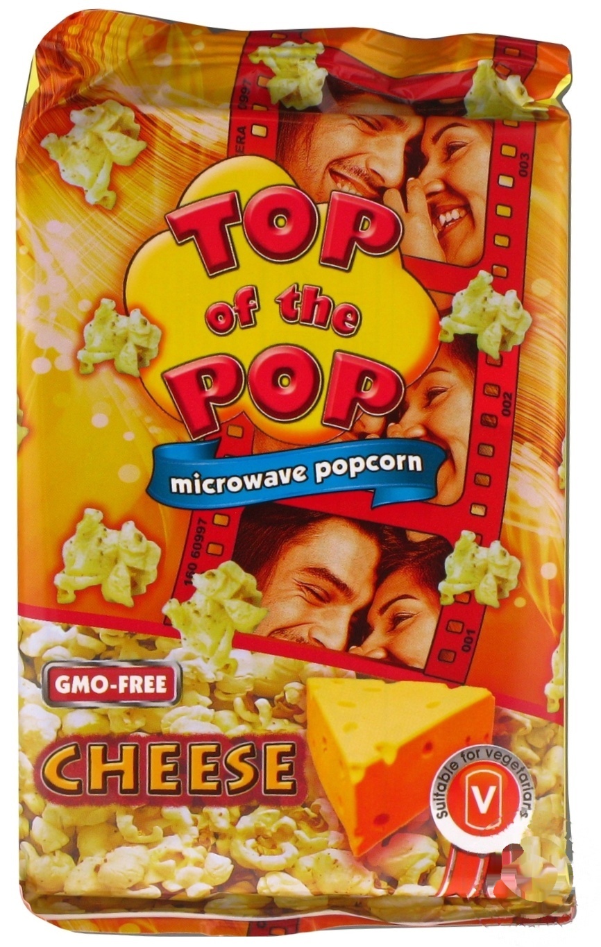 

Попкорн Top of Pop для микроволновой печи со вкусом сыра 100г