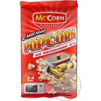McCorn with butter popcorn 90g - buy, prices for MegaMarket - photo 1