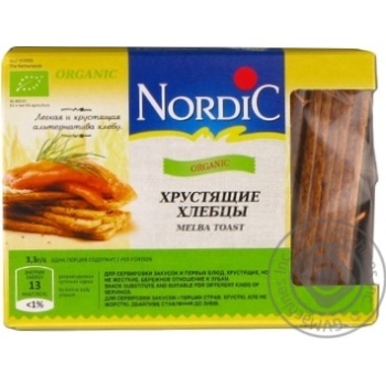 Хлебцы Nordic органический хрустящие 100г купить, цены на МегаМаркет - фото 1
