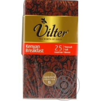 Vilter Kenyan Breakfast Black Tea 25х2g - buy, prices for NOVUS - photo 3