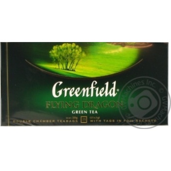 Greenfield Flying Dragon  black tea 25pcs*2g - buy, prices for MegaMarket - photo 1