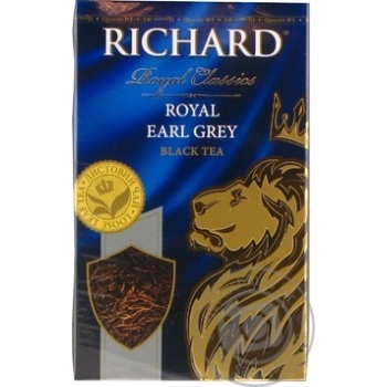 Richard Earl Grey black tea 90g - buy, prices for MegaMarket - photo 1