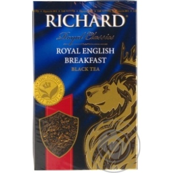 Richard English Breakfast black tea 90g - buy, prices for MegaMarket - photo 1