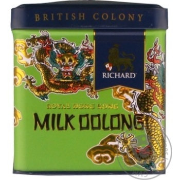 Чай зеленый Richard Milk Oolong ж/б 50г купить, цены на МегаМаркет - фото 1