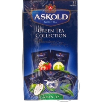 Чай зеленый Askold Green Tea Collection 25шт 2г купить, цены на МегаМаркет - фото 5